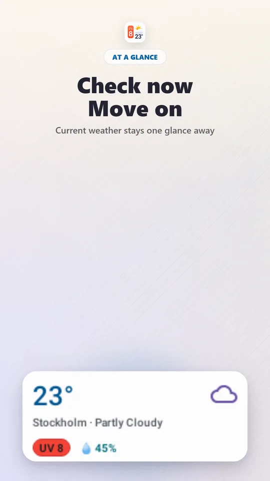 Weather Widget & UV Index: быстро проверить погоду и УФ